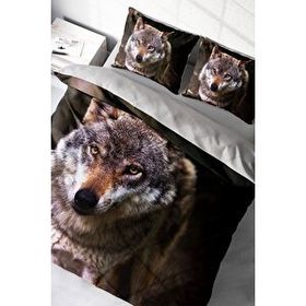 Monohome Cattleya Wolfeyes 3d Pamuk Saten Çift Kişilik Nevresim Takımı