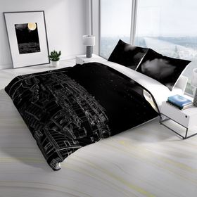 Monohome City 3D Pamuk Saten Çift Kişilik 200x220 cm Nevresim Takımı