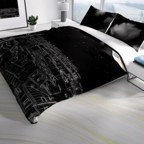 Monohome City 3D Pamuk Saten Çift Kişilik 200x220 cm Nevresim Takımı