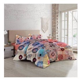 Monohome Colorful Energy Luxury Pamuk Saten Çift Kişilik Nevresim Takımı