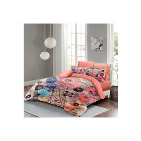 Monohome Colorful Energy Luxury Pamuk Saten Çift Kişilik Nevresim Takımı
