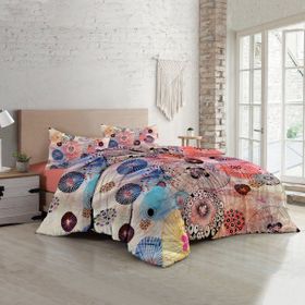 Monohome Colorful Energy Luxury Pamuk Saten Çift Kişilik Nevresim Takımı