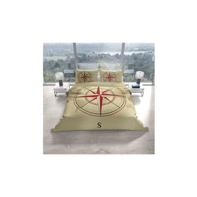 Monohome Compass Klasik Renkli Çift Kişilik 200x220 cm Nevresim Takımı