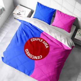 Monohome Couple Area 3D Pamuk Saten Çift Kişilik 200x220 cm Nevresim Takımı