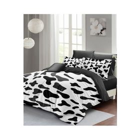 Monohome Cow 3D Pamuk Saten Çift Kişilik Nevresim Takım