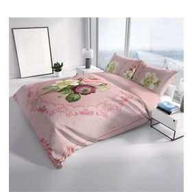 Monohome Damask Rose 3D Renkli Çift Kişilik 200x220 cm Nevresim Takımı