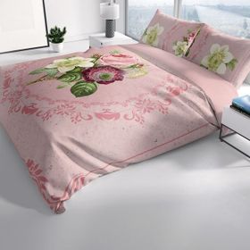 Monohome Damask Rose 3D Renkli Çift Kişilik 200x220 cm Nevresim Takımı