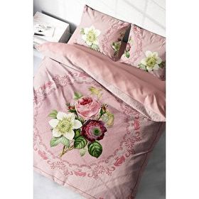 Monohome Damask Rose 3D Renkli Çift Kişilik 200x220 cm Nevresim Takımı