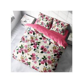 Monohome Dance Of Roses Naturel Renkli Çift Kişilik 200x220 cm Nevresim Takımı
