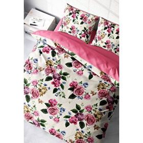Monohome Dance Of Roses Naturel Renkli Çift Kişilik 200x220 cm Nevresim Takımı