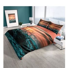Monohome Deniz 3D Renkli Çift Kişilik 200x220 cm Nevresim Takımı