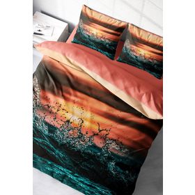 Monohome Deniz 3D Renkli Çift Kişilik 200x220 cm Nevresim Takımı
