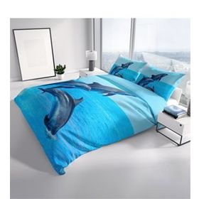 Monohome Dolphin 3 3D Pamuk Saten Çift Kişilik 200x220 cm Nevresim Takımı
