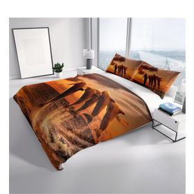 Monohome Dolphin1 3D Renkli Çift Kişilik 200x220 cm Nevresim Takımı