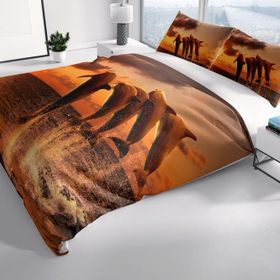 Monohome Dolphin1 3D Renkli Çift Kişilik 200x220 cm Nevresim Takımı