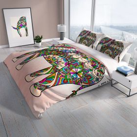 Monohome Elephant Naturel Renkli Çift Kişilik 200x220 cm Nevresim Takımı