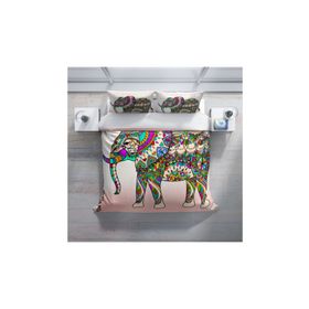 Monohome Elephant Naturel Renkli Çift Kişilik 200x220 cm Nevresim Takımı