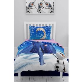 Monohome Elsa 3D Pamuk Saten Renkli Çocuk 160x220 cm Nevresim Takımı