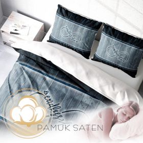 Monohome Endless Love 3D Pamuk Saten Çift Kişilik Nevresim Takımı