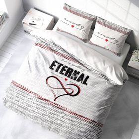 Monohome Eternal 3D Pamuk Saten Çift Kişilik Nevresim Takımı