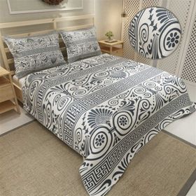 Monohome Ethnic Design Jakar Dokuma Pamuklu 3d Dijital Baskı Pike Takımı