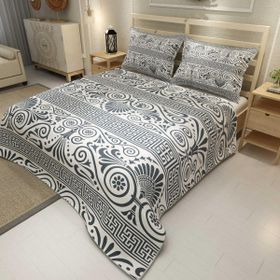 Monohome Ethnic Design Jakar Dokuma Pamuklu 3d Dijital Baskı Pike Takımı