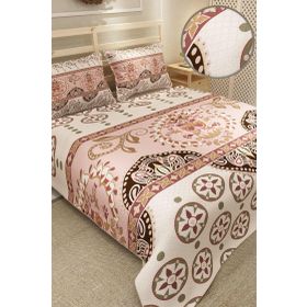 Monohome Ethnic Motif Jakar Dokuma Pamuklu 3d Dijital Baskı Pike Takımı
