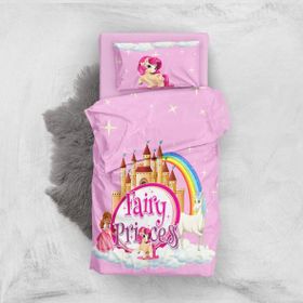 Monohome Fairy Princes 3D Pamuk Saten Bebek Nevresim Takımı