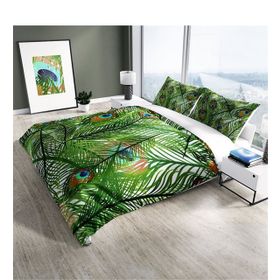 Monohome Feathers 3D Pamuk Saten Çift Kişilik 200x220 cm Nevresim Takımı