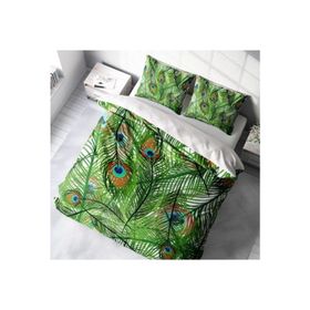 Monohome Feathers 3D Pamuk Saten Çift Kişilik 200x220 cm Nevresim Takımı