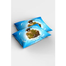 Monohome Fil Dünyası 3D Pamuk Saten Renkli Çift Kişilik 200x220 cm Nevresim Takımı