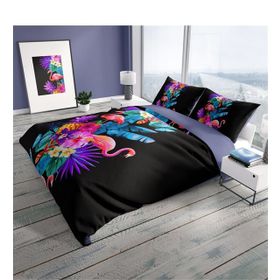 Monohome Flamingo 3d Çift Kişilik Nevresim Takım