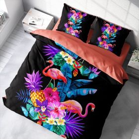 Monohome Flamingo 3d Çift Kişilik Nevresim Takım