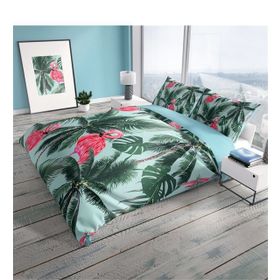 Monohome Flamingo II 3D Pamuk Saten Çift Kişilik 200x220 cm Nevresim Takımı
