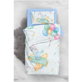 Monohome Flaying Rabbit 3D Pamuk Saten Bebek Nevresim Takımı Seti