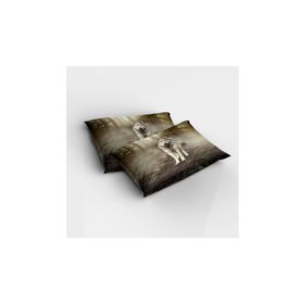 Monohome FluWolf 3D Renkli Çift Kişilik 200x220 cm Nevresim Takımı