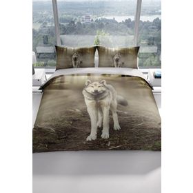 Monohome FluWolf 3D Renkli Çift Kişilik 200x220 cm Nevresim Takımı