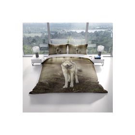 Monohome FluWolf 3D Renkli Çift Kişilik 200x220 cm Nevresim Takımı