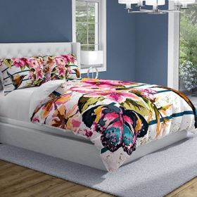 Monohome Fly 3D Pamuk Saten Çift Kişilik 200x220 cm Nevresim Takımı