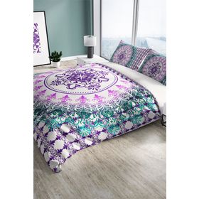 Monohome Focus Klasik Renkli Çift Kişilik 200x220 cm Nevresim Takımı