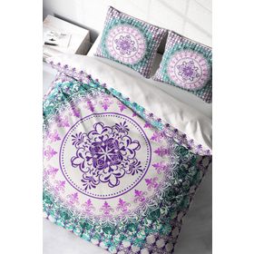 Monohome Focus Klasik Renkli Çift Kişilik 200x220 cm Nevresim Takımı