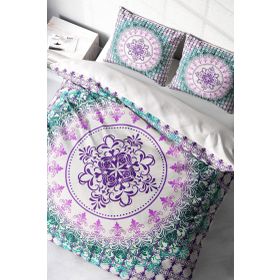 Monohome Focus Klasik Renkli Çift Kişilik 200x220 cm Nevresim Takımı