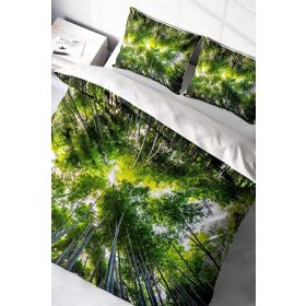 Monohome Forest 1 Naturel Çift Kişilik Nevresim Takımı