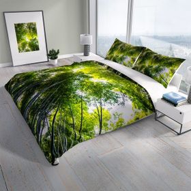 Monohome Forest 1 Naturel Renkli Çift Kişilik 200x220 cm Nevresim Takımı