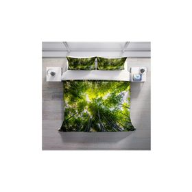 Monohome Forest 1 Naturel Renkli Çift Kişilik 200x220 cm Nevresim Takımı