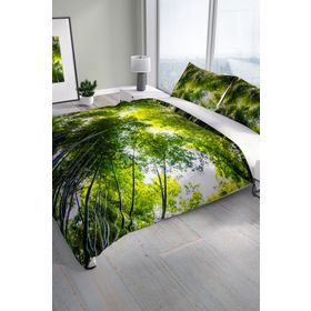 Monohome Forest 1 Naturel Renkli Çift Kişilik 200x220 cm Nevresim Takımı