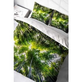 Monohome Forest 1 Naturel Renkli Çift Kişilik 200x220 cm Nevresim Takımı
