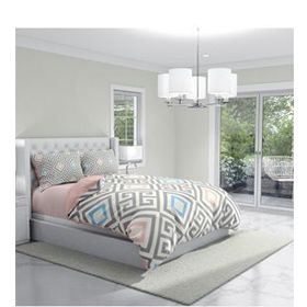 Monohome Geometri 3D Pamuk Saten Çift Kişilik 200x220 cm Nevresim Takımı