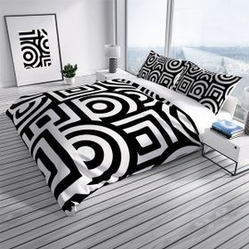Monohome Geometric Mixed Modern Renkli Çift Kişilik 200x220 cm Nevresim Takımı