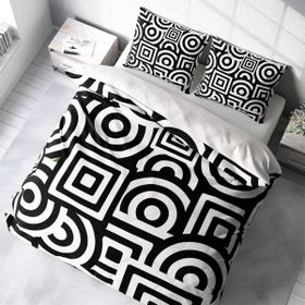 Monohome Geometric Mixed Modern Renkli Çift Kişilik 200x220 cm Nevresim Takımı